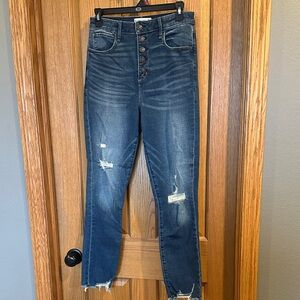 Abercrombie & Fitch Curve Love Super Skinny Ankle High Rise Women Jeans